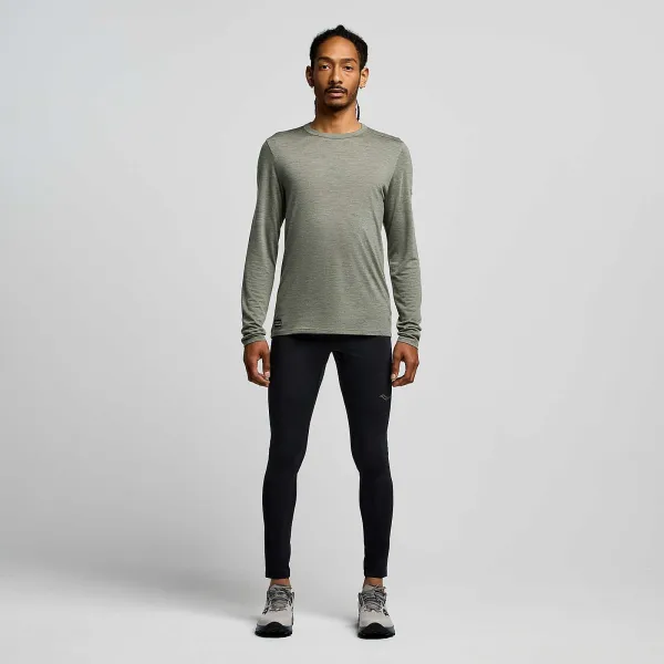 Чоловічий лонгслів Saucony PEREGRINE MERINO LONG SLEEVE