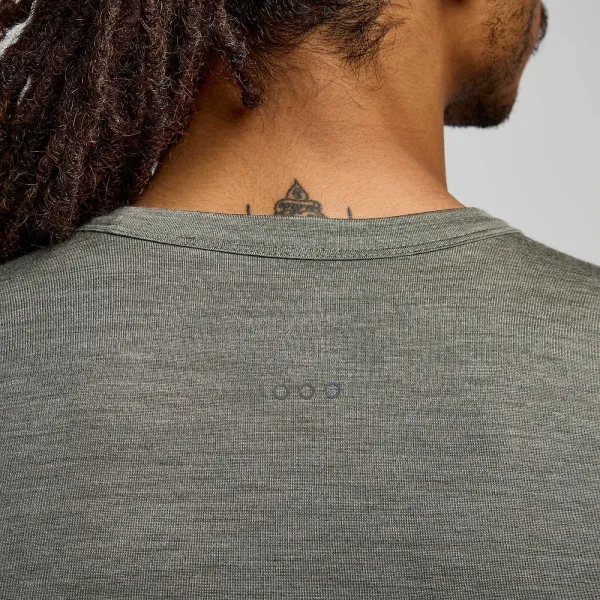 Чоловічий лонгслів Saucony PEREGRINE MERINO LONG SLEEVE